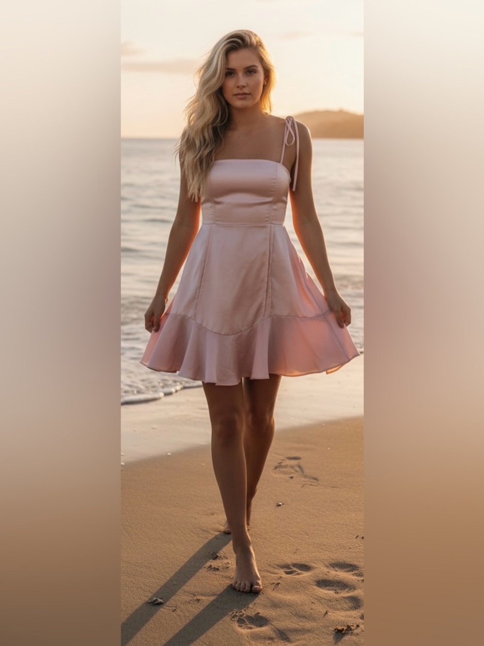 Madden Girl Blush Pink Lace-up Minidress Size Juniors 2 Likes New